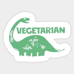 vegetarian long neck dinosaurs Sticker